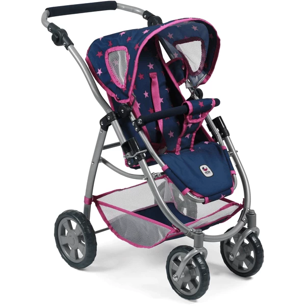 BAYER CHIC 2000 Combi Poppenwagen 3 In 1 EMOTION ALL IN Stars Marine 2 BAYER CHIC 2000 Combi Poppenwagen 3 In 1 EMOTION ALL IN Stars Marine - Afbeelding 2