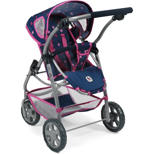 BAYER CHIC 2000 Combi Poppenwagen 3 In 1 EMOTION ALL IN Stars Marine 4 BAYER CHIC 2000 Combi Poppenwagen 3 In 1 EMOTION ALL IN Stars Marine - Afbeelding 4