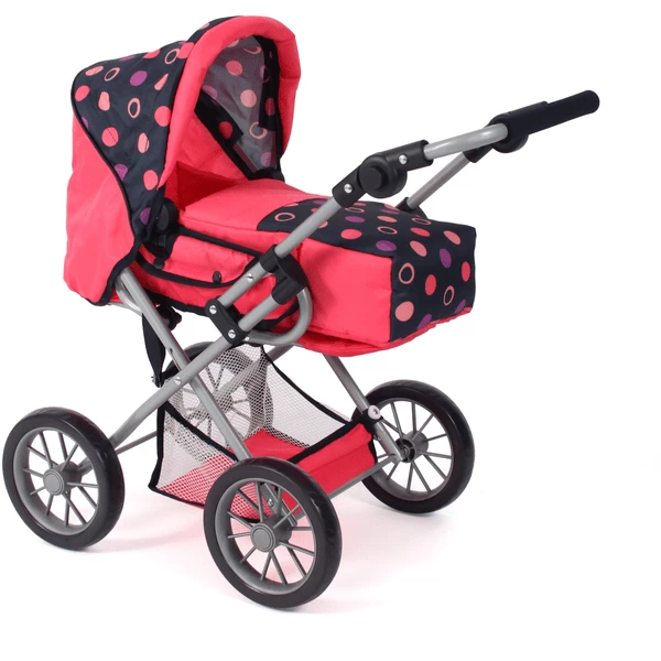 BAYER CHIC 2000 Combi Poppenwagen LENI Corallo 1 BAYER CHIC 2000 Combi Poppenwagen LENI Corallo