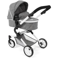 BAYER CHIC 2000 Combi Poppenwagen LIA Jeans Grijs -SpeelgoedKorting bayer chic 2000 combi poppenwagen lia jeans grijs a355535 3