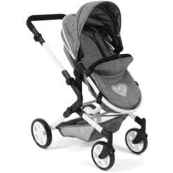 BAYER CHIC 2000 Combi Poppenwagen LIA Jeans Grijs -SpeelgoedKorting bayer chic 2000 combi poppenwagen lia jeans grijs a355535 4