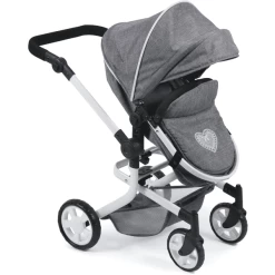 BAYER CHIC 2000 Combi-Poppenwagen MIKA Jeans Grey 8 BAYER CHIC 2000 Combi-Poppenwagen MIKA Jeans Grey -SpeelgoedKorting bayer chic 2000 combi poppenwagen mika jeans grey a242774 3