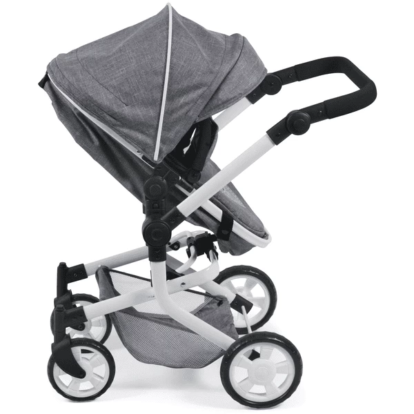 BAYER CHIC 2000 Combi-Poppenwagen MIKA Jeans Grey 5 BAYER CHIC 2000 Combi-Poppenwagen MIKA Jeans Grey - Afbeelding 5