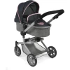 BAYER CHIC 2000 Combi Poppenwagen "MIKA" Melange Grijs-navy