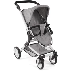 BAYER CHIC 2000 Fides 3 In 1 Combi Poppenwagen Grijs -SpeelgoedKorting bayer chic 2000 fides 3 in 1 combi poppenwagen grijs a321003 3