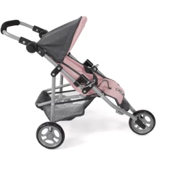 BAYER CHIC 2000 Jogging Buggy LOLA Melange Antraciet-roze -SpeelgoedKorting bayer chic 2000 jogging buggy lola melange antraciet roze a355599 4