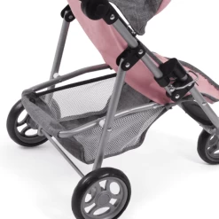 BAYER CHIC 2000 Jogging Buggy LOLA Melange Grijs Roze -SpeelgoedKorting bayer chic 2000 jogging buggy lola melange grijs roze a271292 4