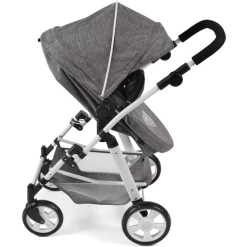 BAYER CHIC 2000 Kombi Poppenwagen NELE Jeans Grijs -SpeelgoedKorting bayer chic 2000 kombi poppenwagen nele jeans grijs a320888 2