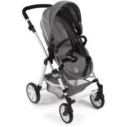 BAYER CHIC 2000 Kombi Poppenwagen NELE Jeans Grijs -SpeelgoedKorting bayer chic 2000 kombi poppenwagen nele jeans grijs a320888 4