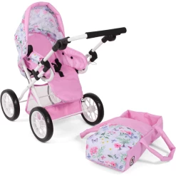 BAYER CHIC 2000 LENI Combi Poppenwagen Flower -SpeelgoedKorting bayer chic 2000 leni combi poppenwagen flower a355192 3