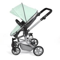 BAYER CHIC 2000 MIKA Gemêleerde Poppenwagen Antraciet-mint -SpeelgoedKorting bayer chic 2000 mika gemeleerde poppenwagen antraciet mint a355317 3