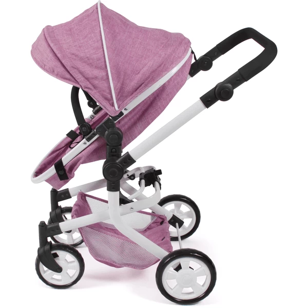 BAYER CHIC 2000 MIKA Jeans Roze Combi Poppenwagen 5 BAYER CHIC 2000 MIKA Jeans Roze Combi Poppenwagen - Afbeelding 5