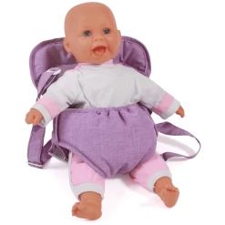 BAYER CHIC 2000 Poppen Draagriem Melange Lila -SpeelgoedKorting bayer chic 2000 poppen draagriem melange lila a297225 3