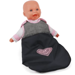 BAYER CHIC 2000 Poppen Slaapzak Melange Grijs-navy -SpeelgoedKorting bayer chic 2000 poppen slaapzak melange grijs navy a297238 3