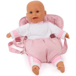 BAYER CHIC 2000 Poppendraagdoek Melange Grijs-roze -SpeelgoedKorting bayer chic 2000 poppendraagdoek melange grijs roze a360135 3