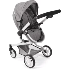 BAYER CHIC Combi Poppenwagen YOLO Grijs -SpeelgoedKorting bayer chic combi poppenwagen yolo grijs a320999 2