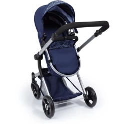 Bayer Design Combi Poppenwagen Finn, Blauw -SpeelgoedKorting bayer design combi poppenwagen finn blauw a250913 3