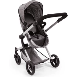 Bayer Design Combi Poppenwagen Vario Grijs -SpeelgoedKorting bayer design combi poppenwagen vario grijs a277638 3