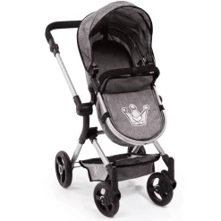 Bayer Design Combi Poppenwagen Vario Grijs -SpeelgoedKorting bayer design combi poppenwagen vario grijs a277638 4