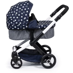 Bayer Design Combi Poppenwagen Xeo Blauw Met Sterren -SpeelgoedKorting bayer design combi poppenwagen xeo blauw met sterren a372062 3