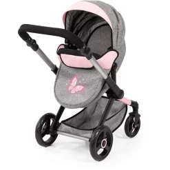 Bayer Design Combi Poppenwagen Xeo Grijs/Roze 9 Bayer Design Combi Poppenwagen Xeo Grijs/Roze -SpeelgoedKorting bayer design combi poppenwagen xeo grijs roze a372066 4