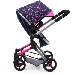 Bayer Design Combinatie Poppenwagen Vario Harten Blauw/roze Met Harten En Zeemeermin -SpeelgoedKorting bayer design combinatie poppenwagen vario harten blauw roze met harten en zeemeermin a295748 3