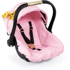 Bayer Design Poppen Autostoel Met Dak, Roze/goud -SpeelgoedKorting bayer design poppen autostoel met dak roze goud a313539 3