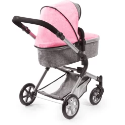 Bayer Design Poppenwagen City Neo Grijs/roze -SpeelgoedKorting bayer design poppenwagen city neo grijs roze a313416 2