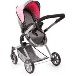 Bayer Design Poppenwagen City Neo Grijs/roze -SpeelgoedKorting bayer design poppenwagen city neo grijs roze a313416 4