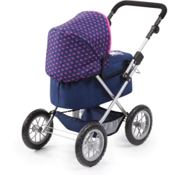 Bayer Design Poppenwagen Trendy Blauw, Met Eenhoorn -SpeelgoedKorting bayer design poppenwagen trendy blauw met eenhoorn a313387 3
