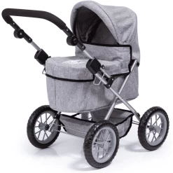 Bayer Design Poppenwagen Trendy , Grijs -SpeelgoedKorting bayer design poppenwagen trendy grijs a277633 3