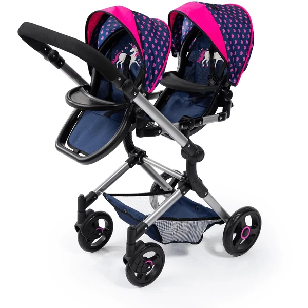 Bayer Design Twin Neo Poppenwagen Met Eenhoorn 4 Bayer Design Twin Neo Poppenwagen Met Eenhoorn - Afbeelding 4