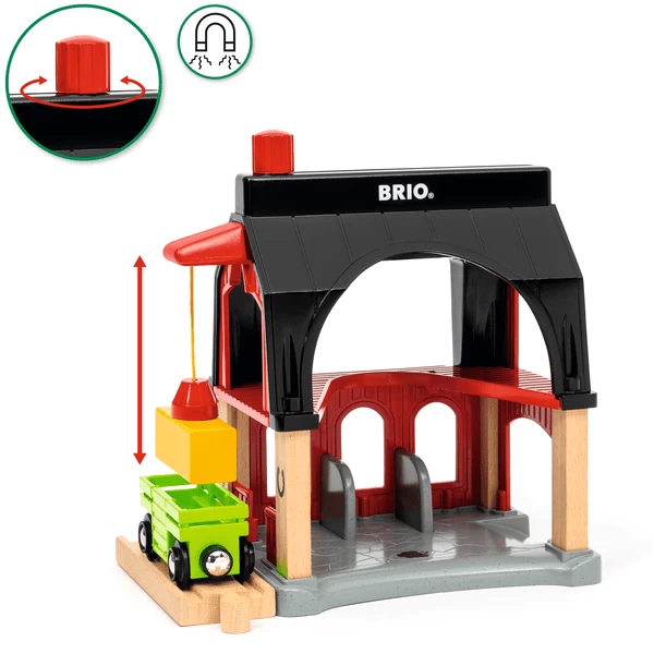 BRIO ® Dierenschuur Met Hooiwagen 3 BRIO ® Dierenschuur Met Hooiwagen - Afbeelding 3