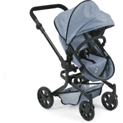 CHIC 2000 Combi Poppenwagen "MIKA" - Jeans Blue -SpeelgoedKorting chic 2000 combi poppenwagen mika jeans blue a225197 3