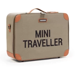 Childhome CHILD HOME Kinderkoffer Mini Traveller Canvas Khaki -SpeelgoedKorting child home kinderkoffer mini traveller canvas khaki a326034 2