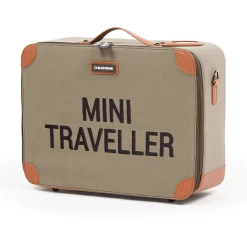 Childhome CHILD HOME Kinderkoffer Mini Traveller Canvas Khaki -SpeelgoedKorting child home kinderkoffer mini traveller canvas khaki a326034 3