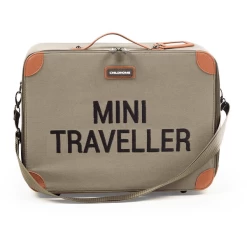 Childhome CHILD HOME Kinderkoffer Mini Traveller Canvas Khaki -SpeelgoedKorting child home kinderkoffer mini traveller canvas khaki a326034 4