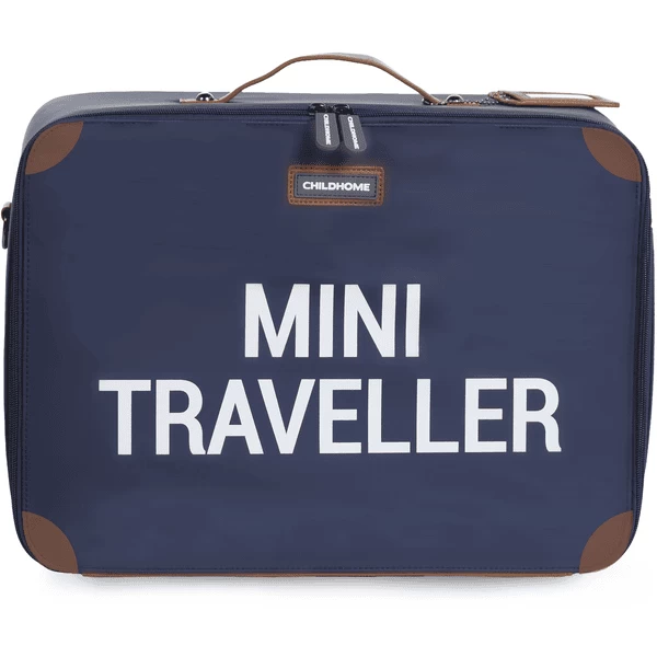 CHILDHOME Kinderkoffer Mini Traveller Marine / Wit 1 CHILDHOME Kinderkoffer Mini Traveller Marine / Wit