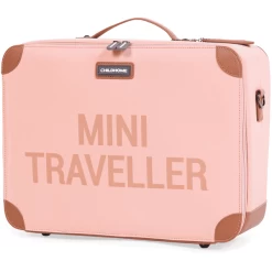 CHILDHOME Kinderkoffer Mini Traveller Roze / Koper -SpeelgoedKorting childhome kinderkoffer mini traveller roze koper a301536 3