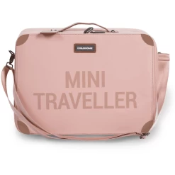 CHILDHOME Kinderkoffer Mini Traveller Roze / Koper -SpeelgoedKorting childhome kinderkoffer mini traveller roze koper a301536 4