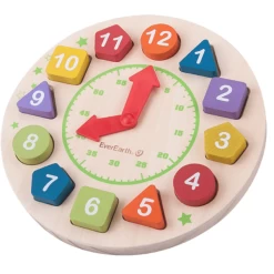 EverEarth® Houten Klok -SpeelgoedKorting everearth houten klok a251790 4