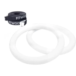 Fitwood ULPU Turnringen, Wit - Zwarte Banden