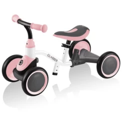 GLOBBER Leerfiets 3 In 1, Wit-pastelroze -SpeelgoedKorting globber leerfiets 3 in 1 wit pastelroze a327232 4