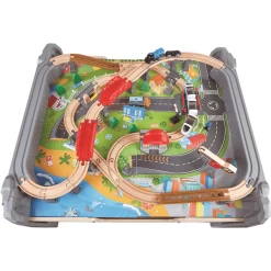 Hape Treinlandschap Met Batterij-aangedreven Locomotief, 70 Stuks 8 Hape Treinlandschap Met Batterij-aangedreven Locomotief, 70 Stuks -SpeelgoedKorting hape treinlandschap met batterij aangedreven locomotief 70 stuks a315449 3