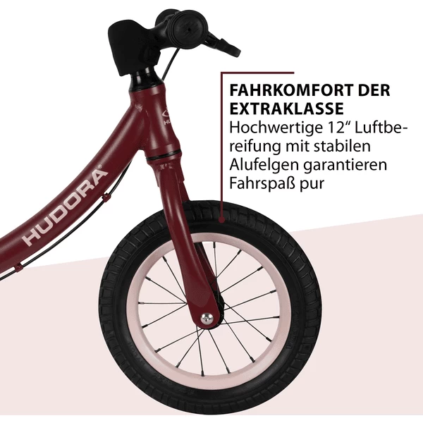 HUDORA ® Loopfiets Advanced Alu, Bordeaux 3 HUDORA ® Loopfiets Advanced Alu, Bordeaux - Afbeelding 3