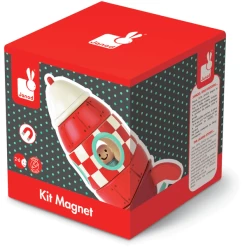 Janod® Magnetisch Bouwpakket - Raket Klein -SpeelgoedKorting janod magnetisch bouwpakket raket klein a195994 3
