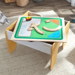 Kidkraft® 2-in-1 Speeltafel Grijs & Natuur -SpeelgoedKorting kidkraft 2 in 1 speeltafel grijs natuur a276490 3