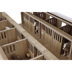 Kids Globe Farming Paard Stable -SpeelgoedKorting kids globe farming paard stable a367585 4