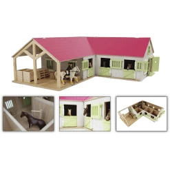 Kids Globe Horse S Horse Farm Pink -SpeelgoedKorting kids globe horse s horse farm pink a367304 2