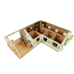 Kids Globe Horse S Horse Farm Pink -SpeelgoedKorting kids globe horse s horse farm pink a367304 3